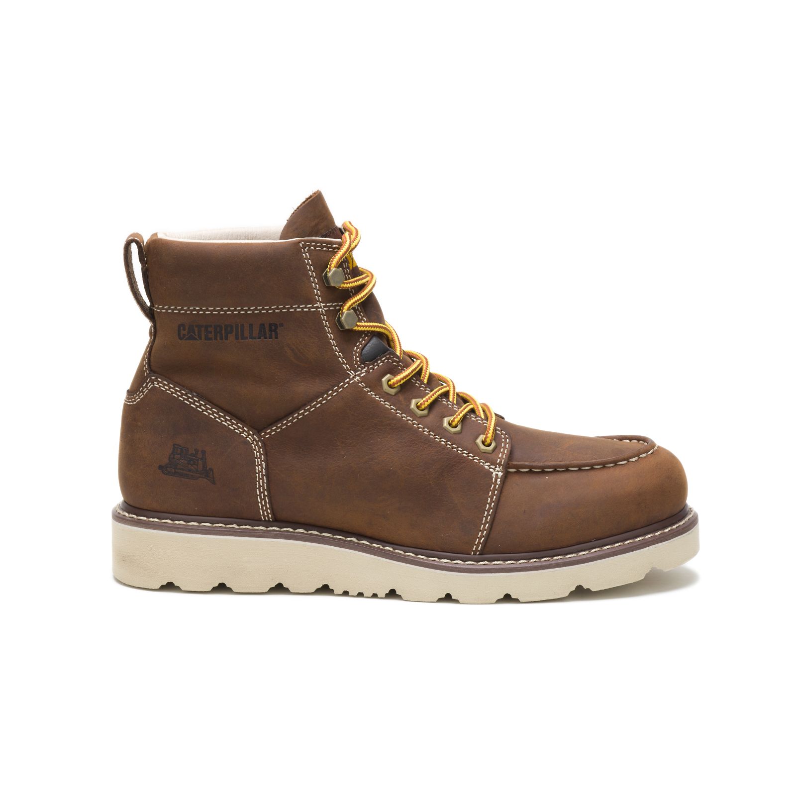 Caterpillar Tradesman Philippines - Mens Work Boots - Chocolate Brown 41736CRBY